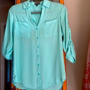 Express small Mint Top